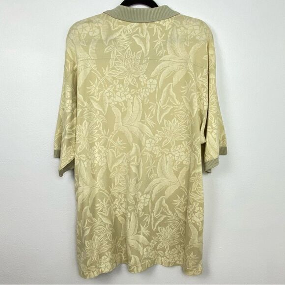 Tommy Bahama Yellow Hawaiian Shirt Vacation Cruise‎ Island Travel Men’s XL - Picture 2 of 8